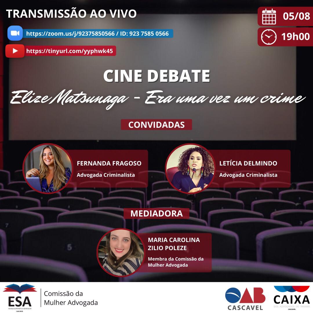 Cine Debate: “Elize Matsunaga – Era uma vez um crime”